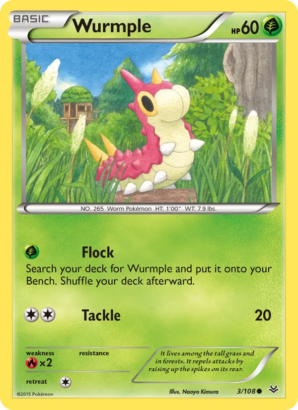 Wurmple Roaring Skies 3/108
