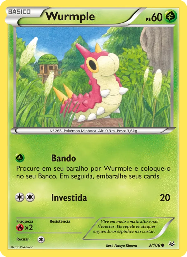 Wurmple Céus Estrondosos 3/108