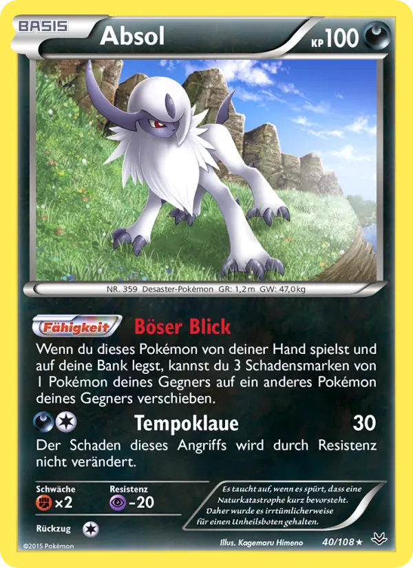Absol Drachenleuchten 40/108