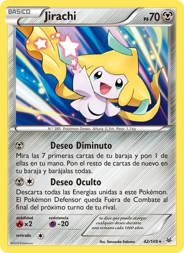 Jirachi Cielos Rugientes 42/108