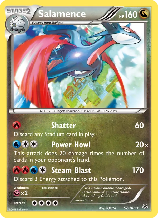 Salamence Roaring Skies 57/108