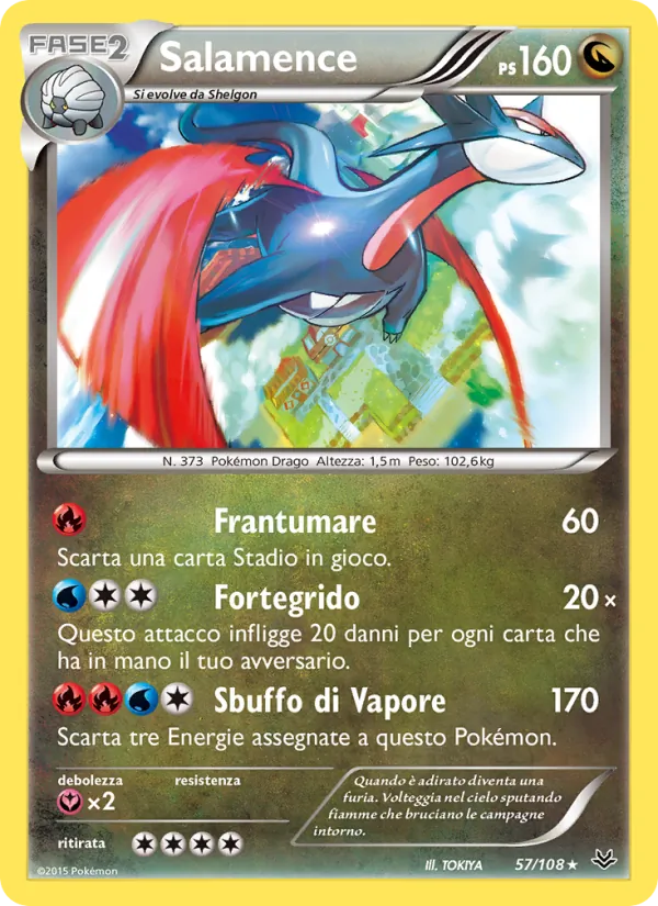 Salamence Furie Volanti 57/108