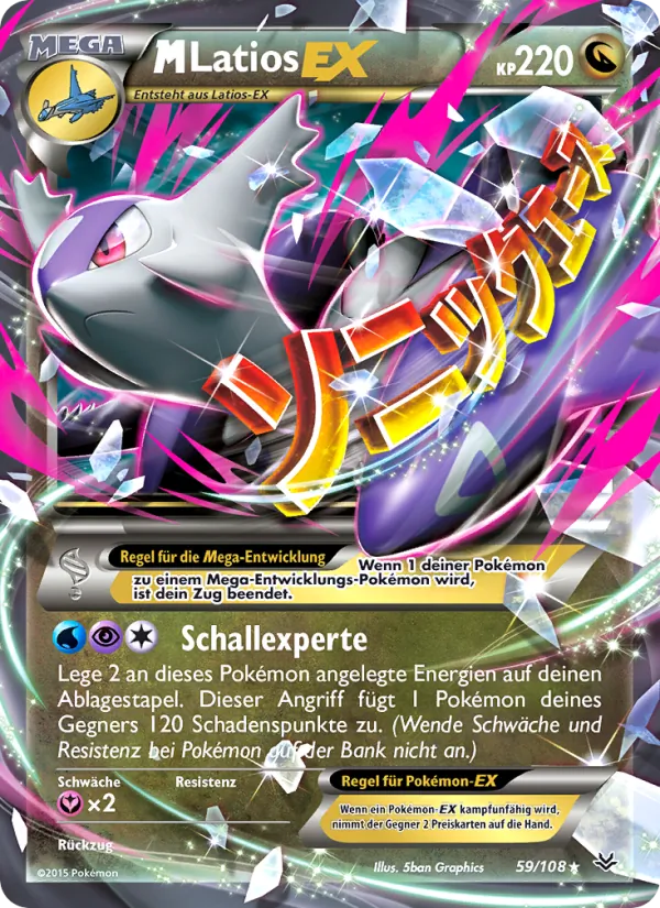 M-Latios EX Drachenleuchten 59/108