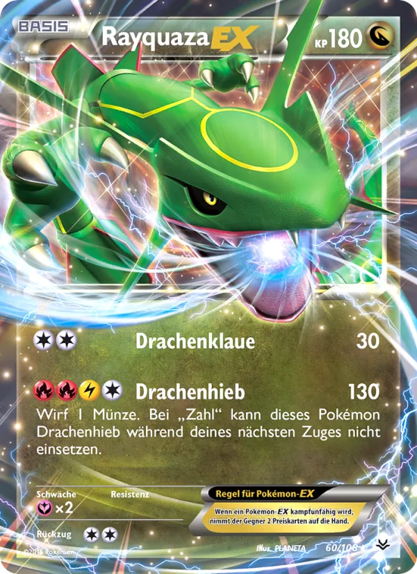 Rayquaza EX Drachenleuchten 60/108