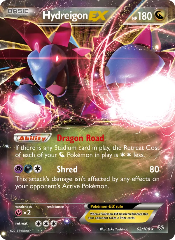 Hydreigon EX Roaring Skies 62/108