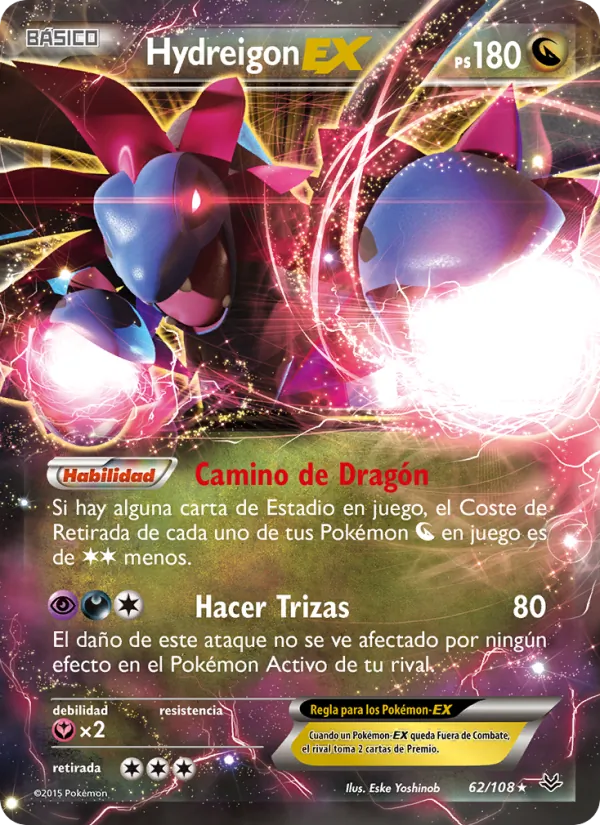 Hydreigon EX Cielos Rugientes 62/108