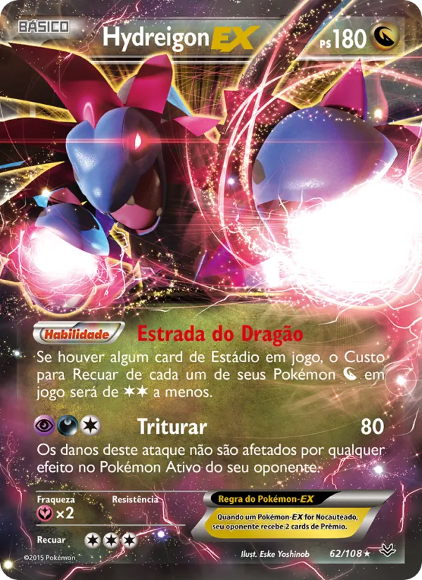 Hydreigon EX Céus Estrondosos 62/108