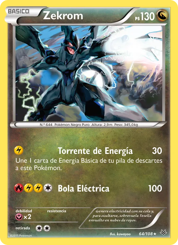 Zekrom Cielos Rugientes 64/108