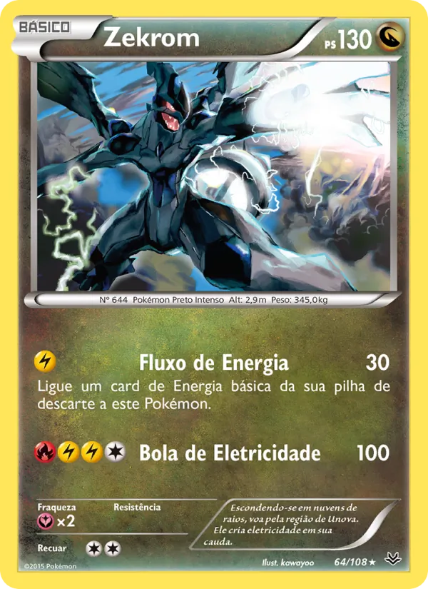 Zekrom Céus Estrondosos 64/108