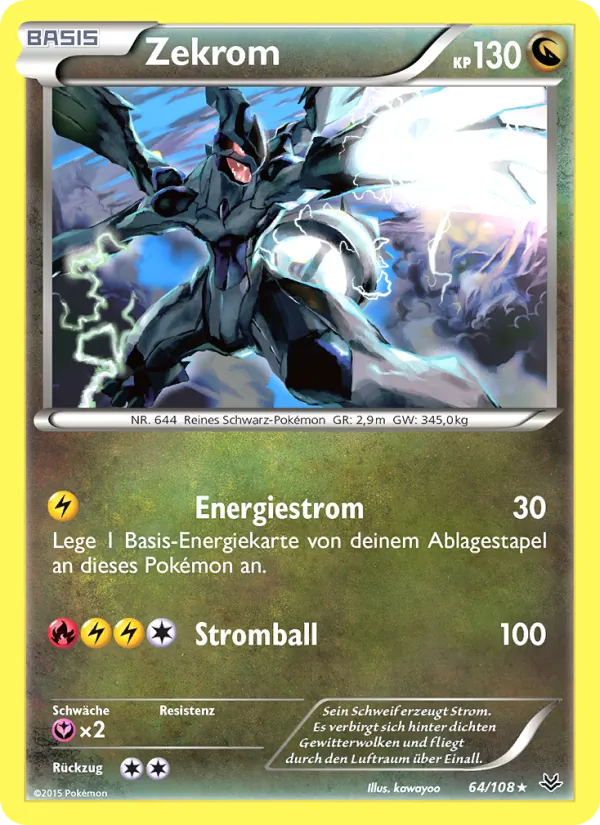 Zekrom Drachenleuchten 64/108