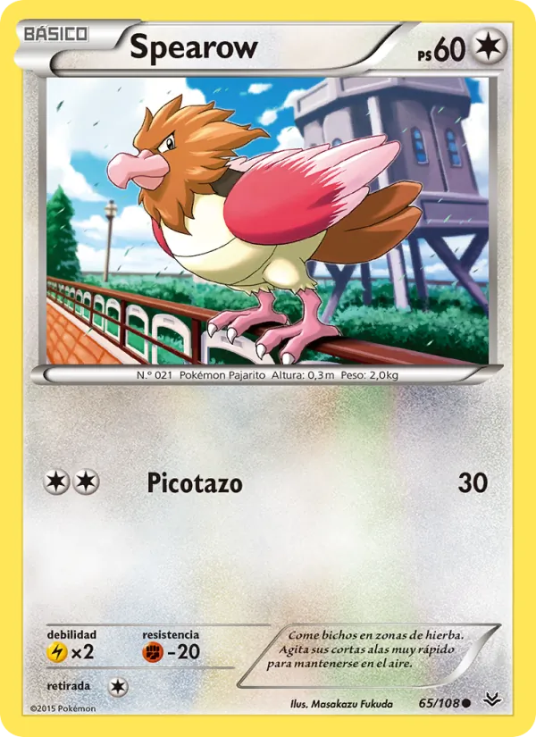 Spearow Cielos Rugientes 65/108
