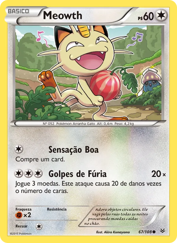 Meowth Céus Estrondosos 67/108