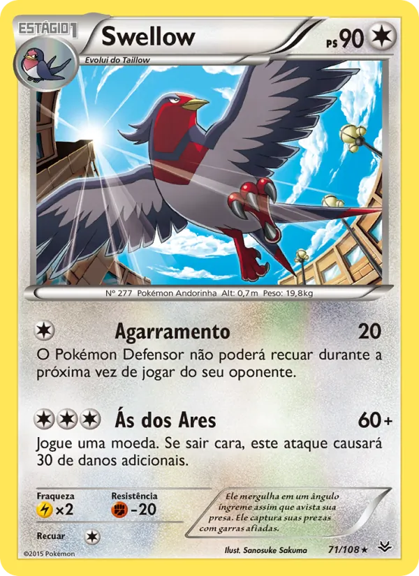 Swellow Céus Estrondosos 71/108