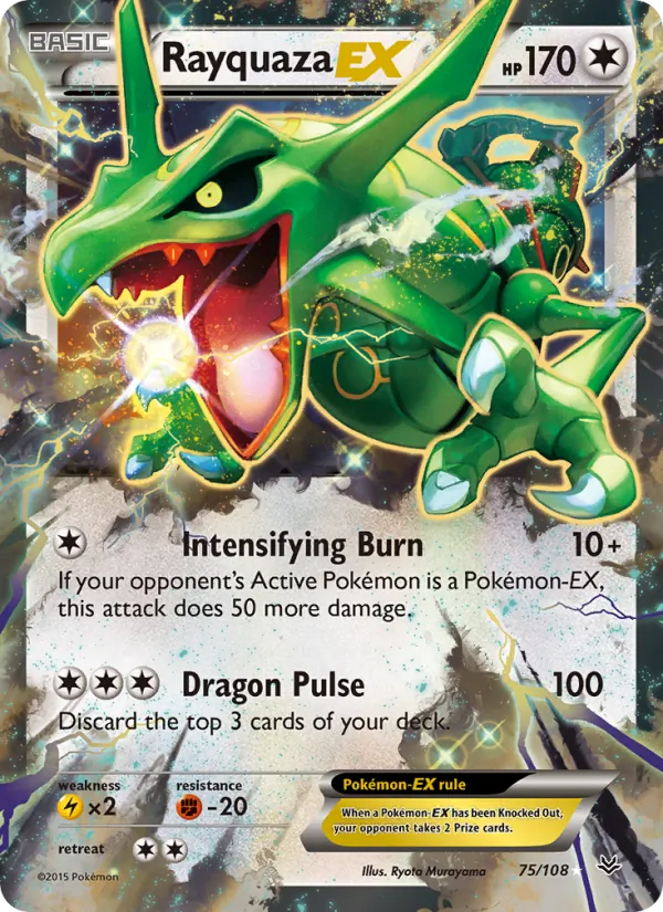 Rayquaza EX Roaring Skies 75/108