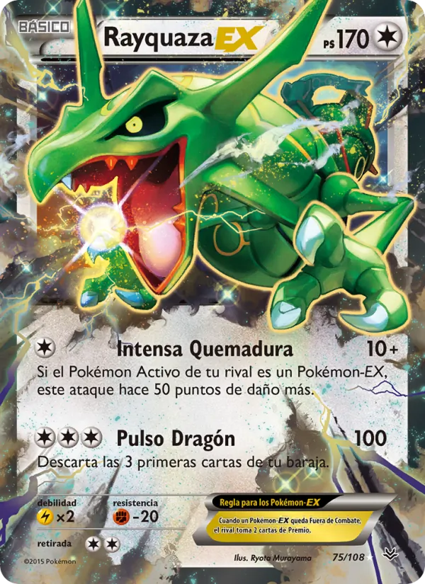 Rayquaza EX Cielos Rugientes 75/108