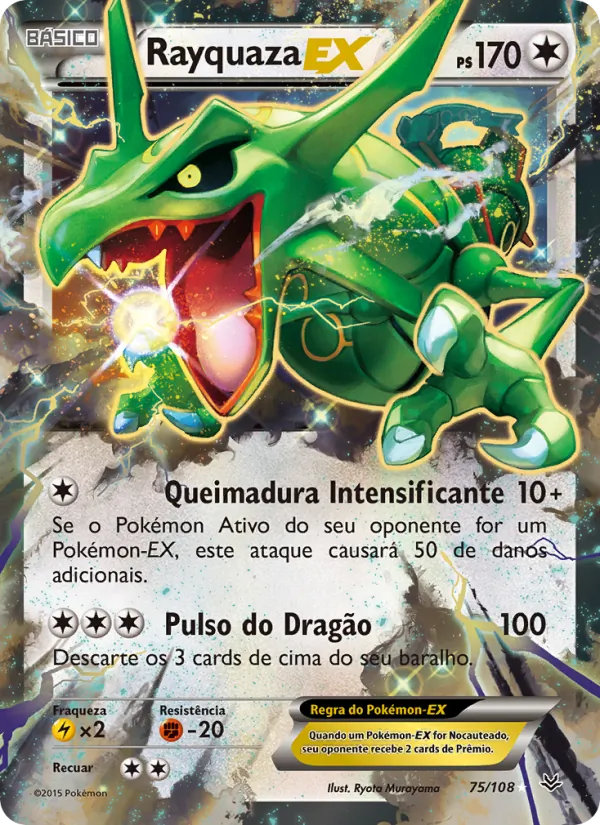 Rayquaza EX Céus Estrondosos 75/108
