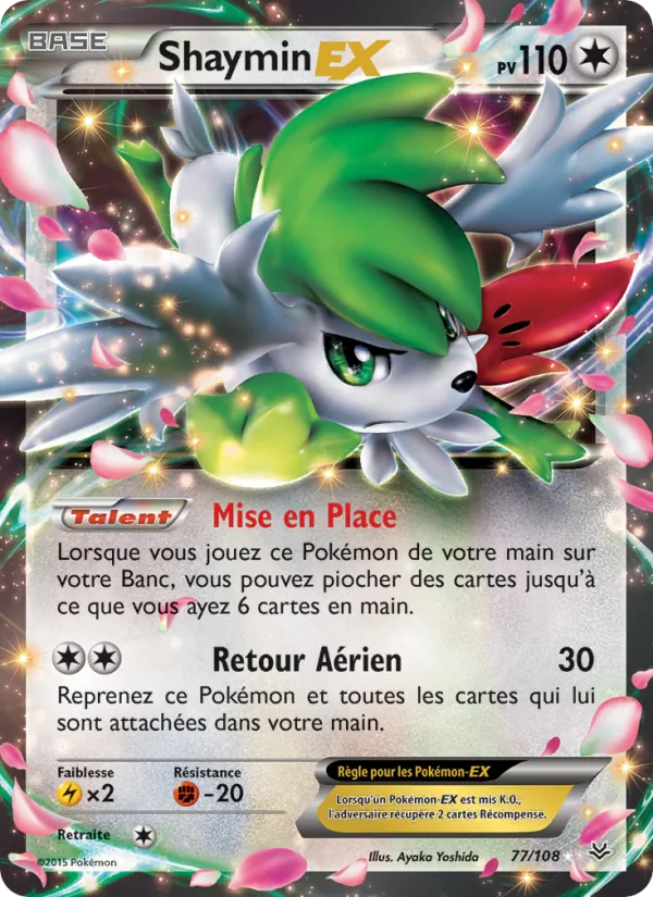 Shaymin EX Ciel Rugissant 77/108