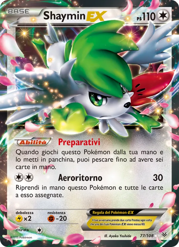Shaymin EX Furie Volanti 77/108