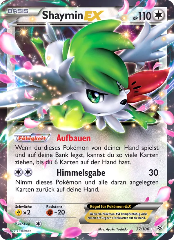 Shaymin EX Drachenleuchten 77/108