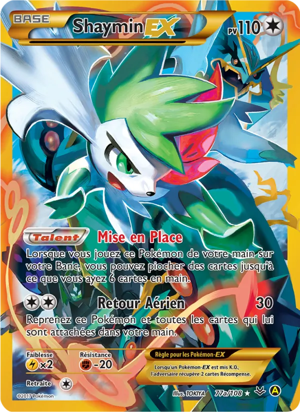 Shaymin EX Ciel Rugissant 77a/108