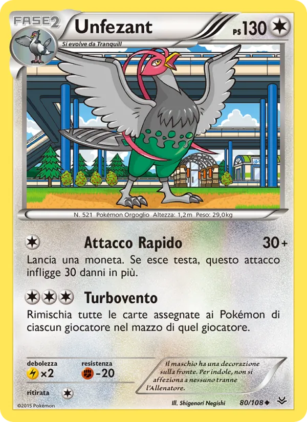 Unfezant Furie Volanti 80/108