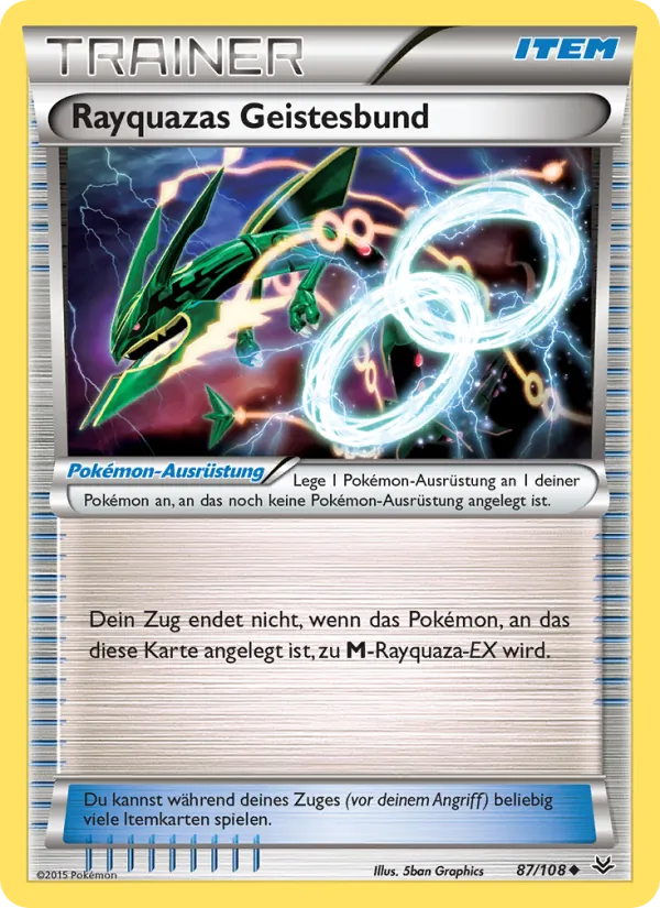 Rayquazas Geistesbund Drachenleuchten 87/108