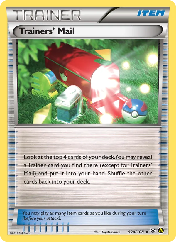 Trainers' Mail Roaring Skies 92/108