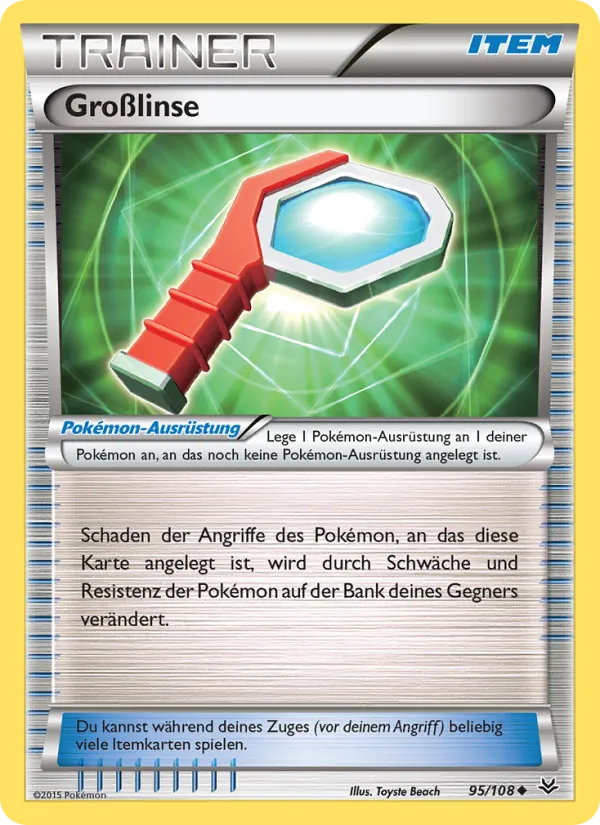 Großlinse Drachenleuchten 95/108