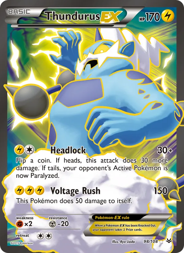 Thundurus EX Roaring Skies 98/108