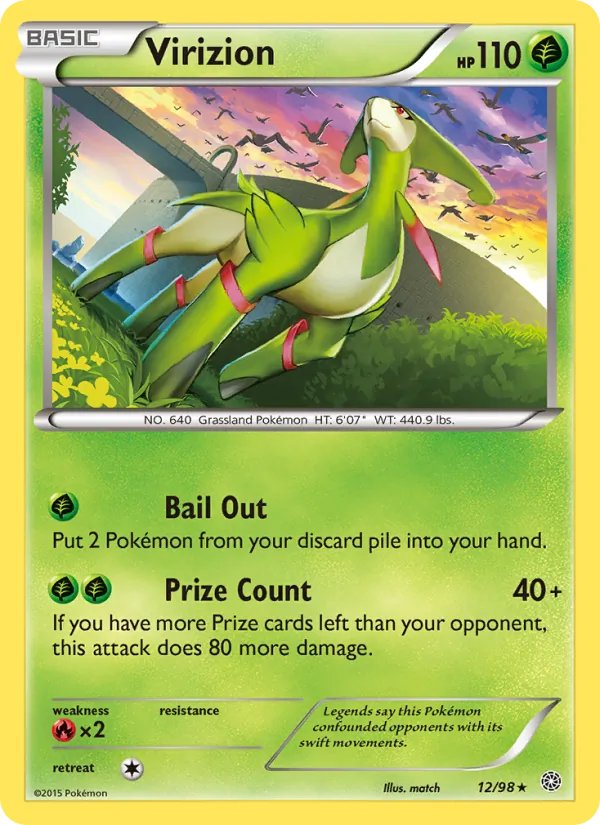 Virizion Ancient Origins 12/98
