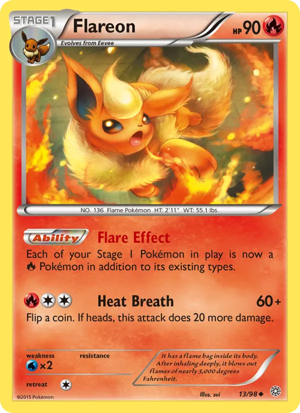 Flareon Antiche Origini 13/98