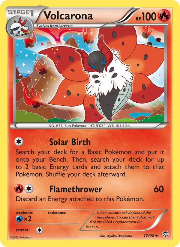 Volcarona Ancient Origins 17/98