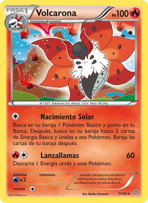 Volcarona Antiguos Orígenes 17/98