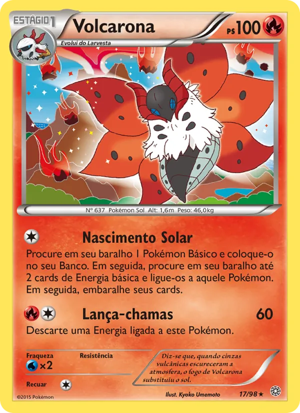 Volcarona Origens Ancestrais 17/98