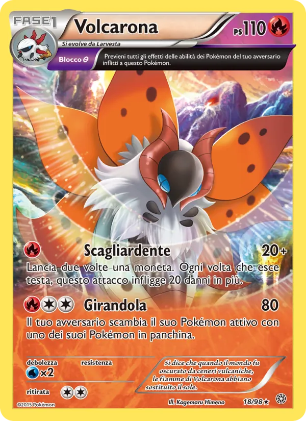 Volcarona Antiche Origini 18/98