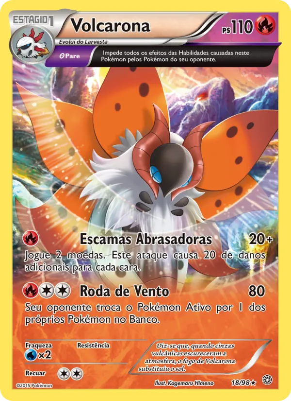 Volcarona Origens Ancestrais 18/98