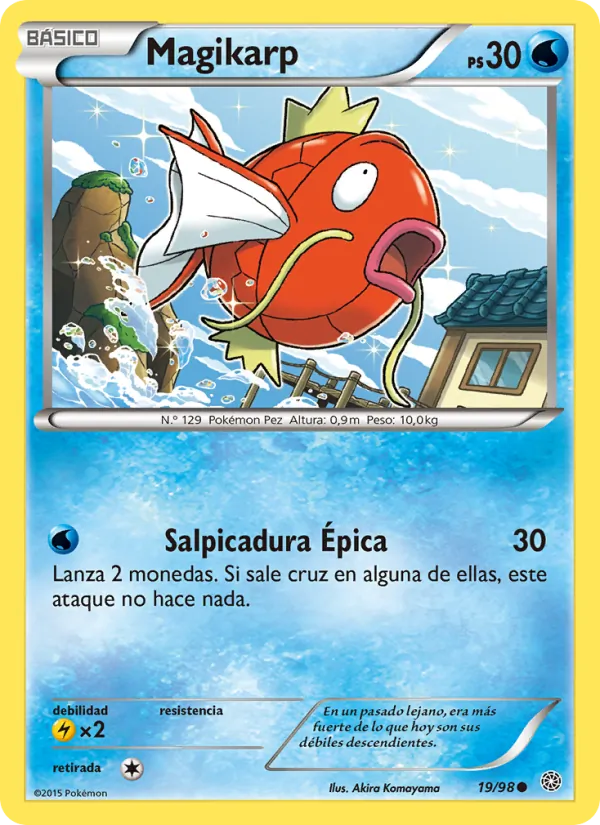 Magikarp Antiguos Orígenes 19/98