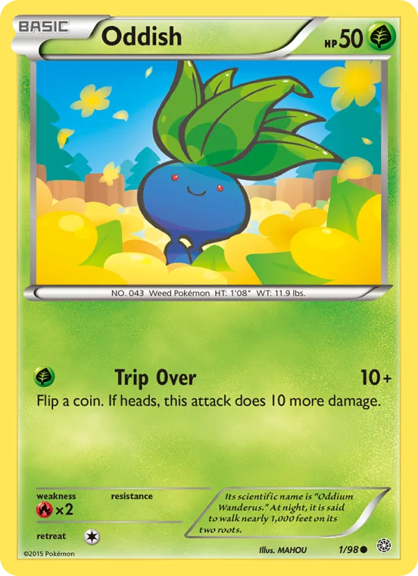 Oddish Ancient Origins 1/98