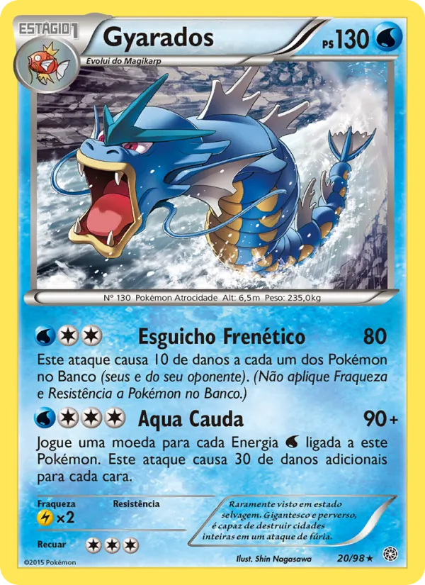 Gyarados Origens Ancestrais 20/98