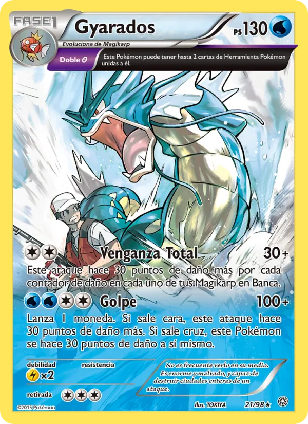 Gyarados Antiguos Orígenes 21/98
