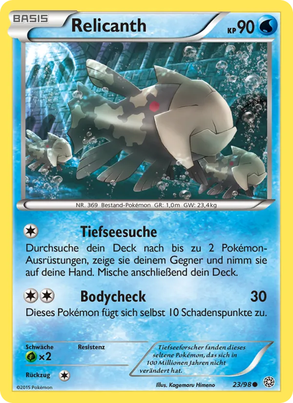 Relicanth Ewiger Anfang 23/98