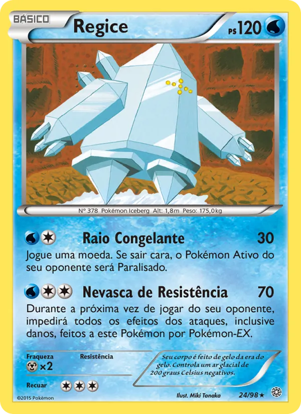 Regice Origens Ancestrais 24/98