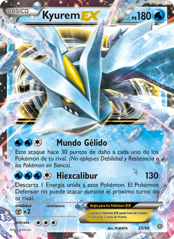 Kyurem EX Antiguos Orígenes 25/98