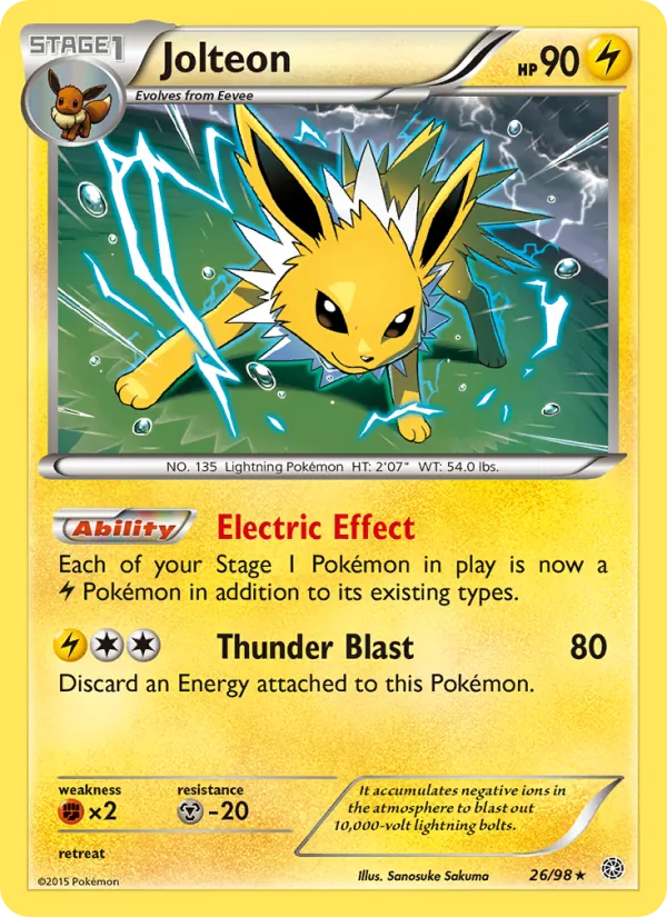 Jolteon Ancient Origins 26/98