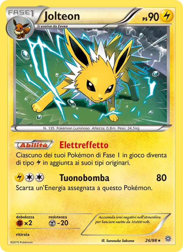Jolteon Antiche Origini 26/98