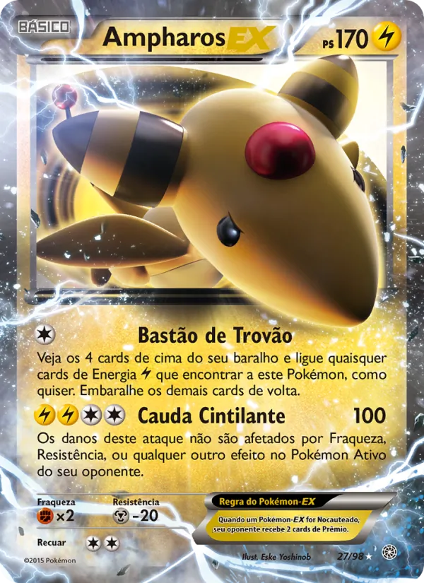 Ampharos EX Origens Ancestrais 27/98