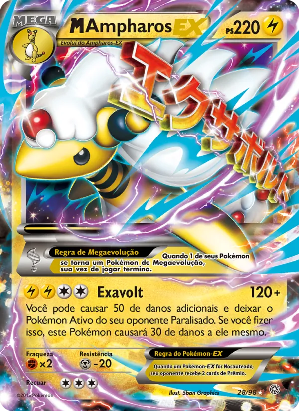 M-Ampharos EX Origens Ancestrais 28/98