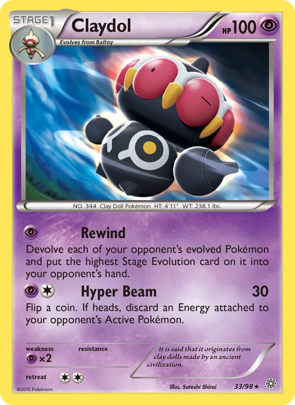 Claydol Ancient Origins 33/98