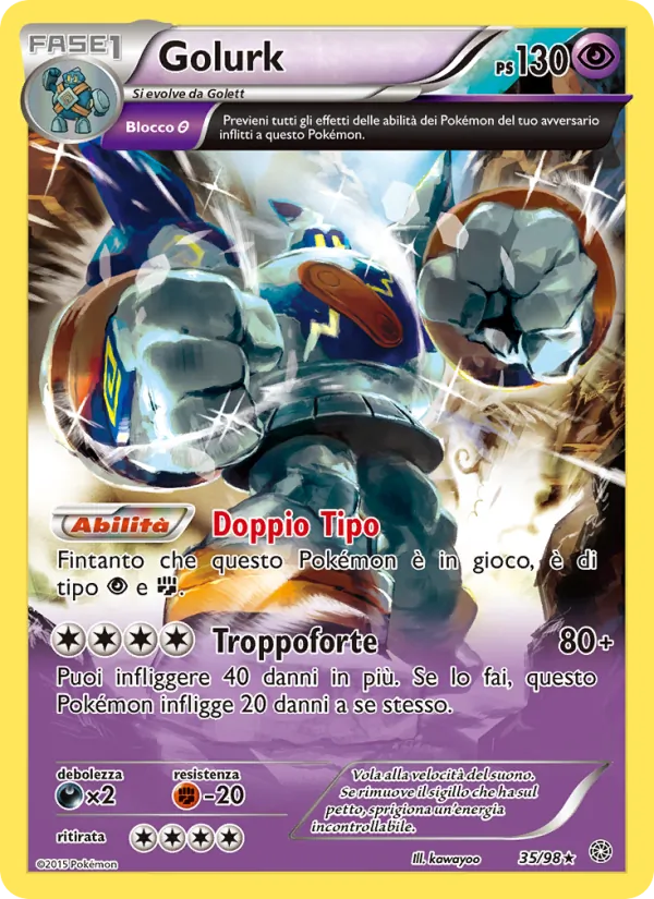 Golurk Antiche Origini 35/98