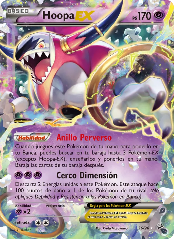 Hoopa EX Antiguos Orígenes 36/98